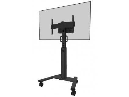 Neomounts Select FL50S-825BL1/Držák displeje/vozík/37-75"/4 kolečka/VESA 600X400/nosn. 70kg/nast.výšky/náklon/černý