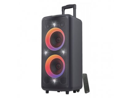 FENDA F&D párty repro PA300/ trolejové/ 100W/ BT/ USB/ FM rádio/ optický vstup/ bezdrát. mikrofon/ dálkové ovládání