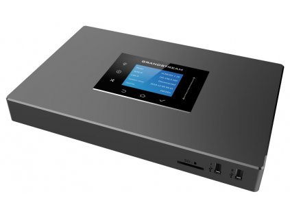 Grandstream UCM6302 IP PBX VoIP pobočková ústředna, 2xFXO, 2FXS, 3x Gbit RJ-45, podpora NAT routeru, USB, SD-card, PoE+