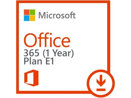 Elektronická licence: Microsoft CSP Office 365 E1 předplatné 1 rok, vyúčtování ročně