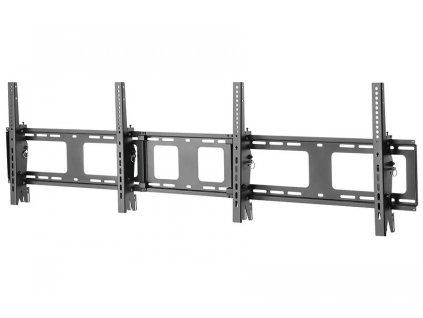 Neomounts NS-WMB200BLACK/Držák displeje/na stěnu/40-52"/menu board sklopný/VESA 600X400/nosn. 2x50kg/2 displeje/černý