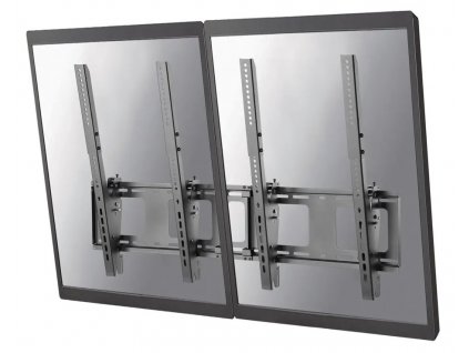 Neomounts NS-WMB200PBLACK/Držák displeje/na stěnu/40-52"/menu board vertikální sklopný/VESA 400X600/nosn. 2x50kg/2 displ