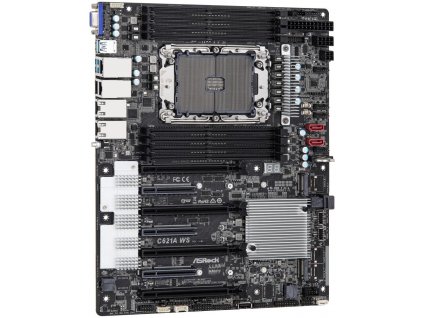 ASRock C621A WS / Intel C621A (Socket P+) / LGA4189 / 8x DDR4 / 2x M.2 / VGA / ATX