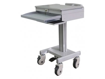 Neomounts  MED-M100 / Mobile Laptop Cart, incl. keyboard & mouse drawer / Creme