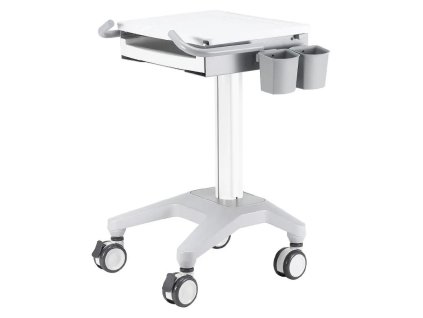 Neomounts  MED-M200 / Mobile Laptop Cart, incl. keyboard & mouse drawer / Creme