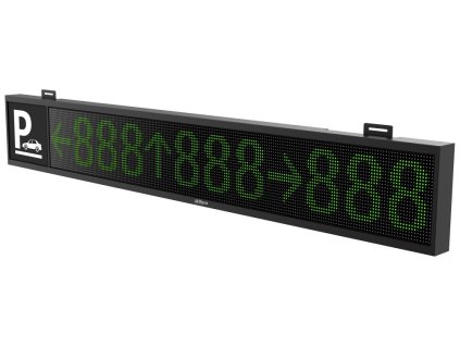 Dahua LED info displej pro parkoviště a garáže, 3x šipka + 3x číslo, 3 barvy, IP50