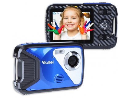 Rollei Sportsline 60 Plus/ 30 MPix/ 8x zoom/ 2,8" LCD/ FULL HD video/ Voděodolný 5m/ modrý