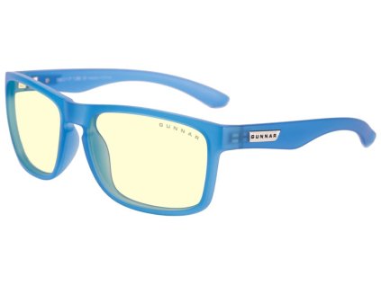 GUNNAR kancelářske/herní brýle INTERCEPT POP COBALT BLUE * jantarová skla * BLF 65 * GUNNAR focus