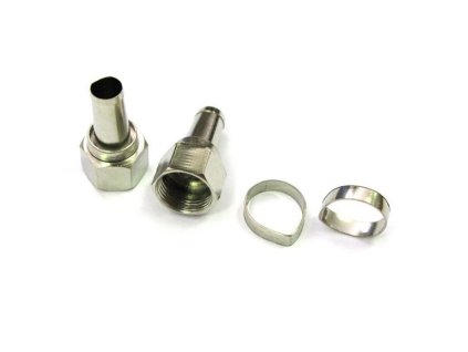 XtendLan Metrický F konektor, krimpovací, pro kabely průměru 6-7mm - RG6, RG59