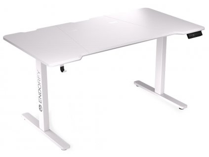 Endorfy herní stůl Atlas L electric OWH / 150cm x 78cm / nosnost 80 kg / elektricky výškově stavitelný (73-120cm) / bílý