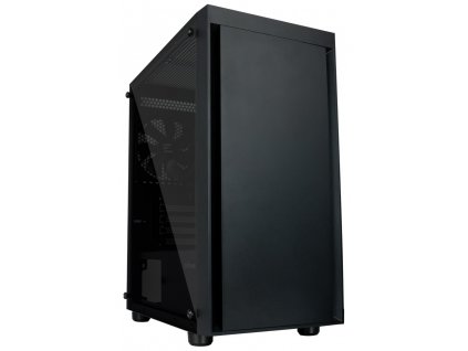 Zalman skříň T3 PLUS / mATX / 2 x 120 mm fan / 2xUSB 2.0 / USB 3.0 / tvrzené sklo / černá