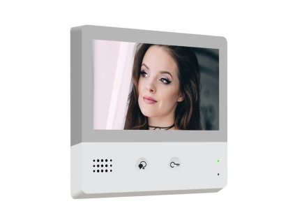 XtendLan Bytový monitor 2-drát D2/ LCD 7" dotykový 1024x600/ Quad/ PiP/ videopaměť/ CZ menu/ bílý/ WiFi/ SIP