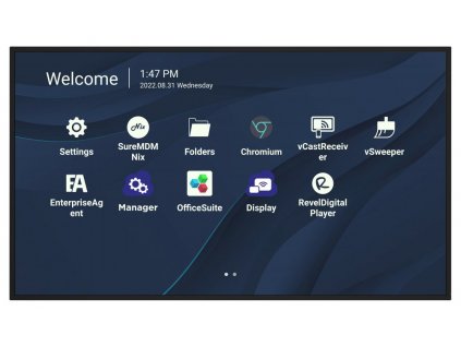ViewSonic Flat Display CDE9830/98"/24-7 LCD/3840x2160/8ms/500cd/HDMI x 3/USB A x 2/USB-C/RJ45/RS232/repro/Android