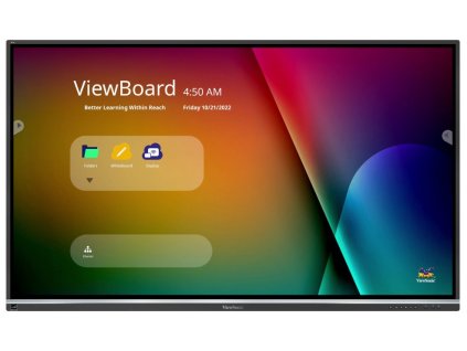 ViewSonic Flat Touch Display IFP7550-5/ 75"/ UHD / 16/7 /400cd / Android 4-32/ OPS/ HDMI/USB-C/ HDMIout