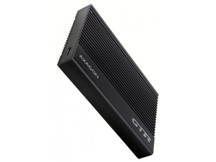 AXAGON hliníkový box s žebrováním pro 2,5" SATA SSD/HDD / EE25-GTR / USB-C 3.2 Gen 2 / kabel 60cm