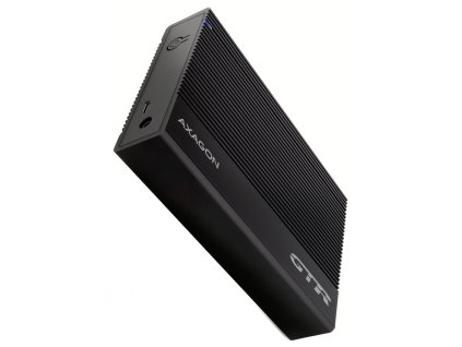 AXAGON hliníkový box s žebrováním pro 3,5" SATA SSD/HDD / EE35-GTR / USB-C 3.2 Gen1 / kabel 80cm