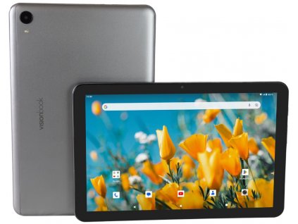 UMAX tablet PC VisionBook 10T LTE/ 10,1" IPS/ 1920x1200/ T610/ 4GB/ 64GB Flash/ USB-C/ SD/ micro SIM/ Android 12/ šedý