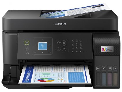 Epson EcoTank L5590/ 4800 x 1200/ A4/ MFZ/ LCD/ ITS/ ADF/ Fax/ 4 barvy/ Wi-Fi/ USB/ 5 let záruka po registraci
