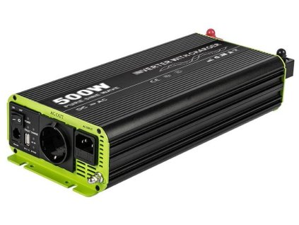 KOSUNPOWER UPS záložní zdroj s externí baterií 500W, baterie 12V / AC230V čistý sinus