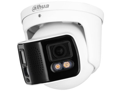 Dahua IPC panorama 8Mpix (2x4Mpix) 1/1.8"/ 25fps/ turret/ 4096x1800/ 180°/ WDR 140dB/ whiteLED40m/ mic/ AI analytiky