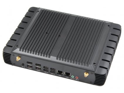 XtendLan MiniPC, Intel i7-1165G7 4x 2.8GHz, So-DIMM, 4x HDMI 2x LAN, 6x USB 2.0/3.0, TDP 15W, fanless