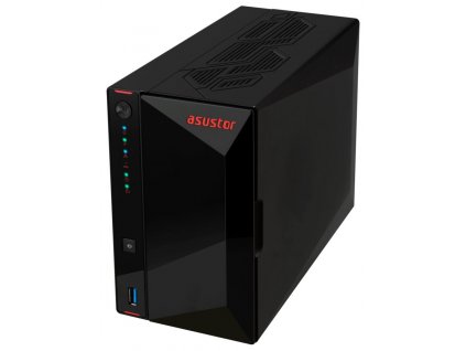Asustor Nimbustor 2 Gen2 AS5402T 2 Bay NAS, Quad-Core 2.0GHz CPU, Dual 2.5GbE Ports, 4GB DDR4, 4x M.2 SSD Slots
