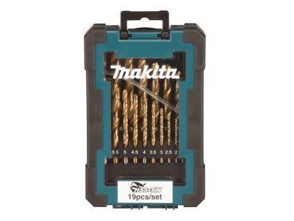 sada vrtáků do kovu HSS-TiN 1-10mm (po 0,5 mm), 19ks, 10ks bal