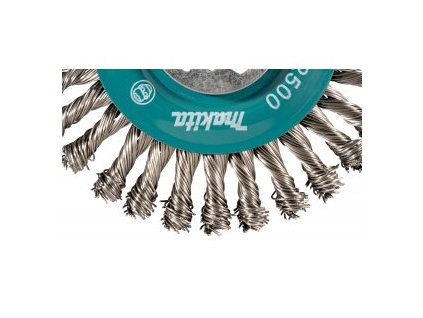 kotoučový kartáč z nerezového drátu-vlnitý drát průměr 0,5mm X-LOCK 115mm