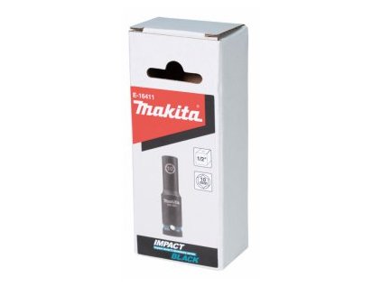 klíč nástrčný prodloužený 1/2", čtyřhran, IMPACT BLACK, 10mm