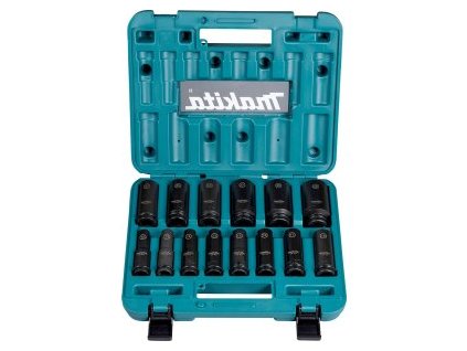 sada nástrčných klíčů prodloužených 1/2" čtyřhran IMPACT BLACK 14ks