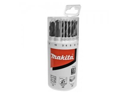 sada vrtáků do kovu/dřeva/zdiva 3-10mm (po 1), 18ks