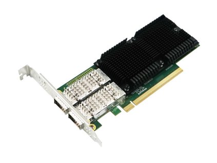 XtendLan PCI-E síťová karta, 2x 100Gbps QSFP28, Intel E810, PCI-E x16