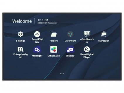 ViewSonic Flat Display CDE4330/43"/24-7 LCD/3840x2160/6ms/450cd/HDMI x 2/USB A x 2/USB-C/RJ45/RS232/repro/Android