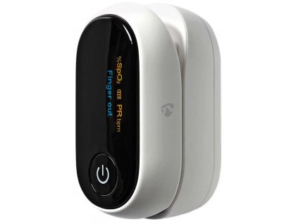 NEDIS chytrý pulzní oxymetr/ Bluetooth/ OLED displej/ Perfuzní index/ Pulzní frekvence/ Rušení proti pohybu/ Saturace ky