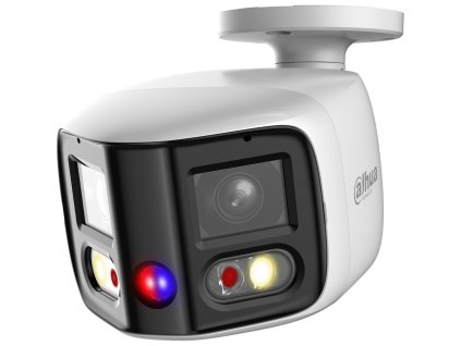 Dahua IPC panorama 8Mpix(2x4Mpix) 1/2.7"/ 20fps/ bullet/ 4096x1860/ 180°/ WDR/ IR25m+White20m/ mic+repro/ SMD4.0/ AI