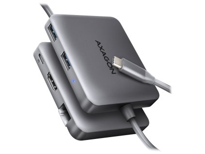 AXAGON multi hub USB-C / HMC-5HL / USB 3.2 Gen1 / 1x PD / 1x HDMI / 1x USB-C / 2x USB-A / RJ-45 / 20cm