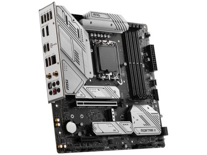 MSI MAG B760M MORTAR WIFI II / Intel B760 / LGA1700 / 4x DDR5 / 3x M.2 / HDMI / DP / USB-C / WiFi / mATX