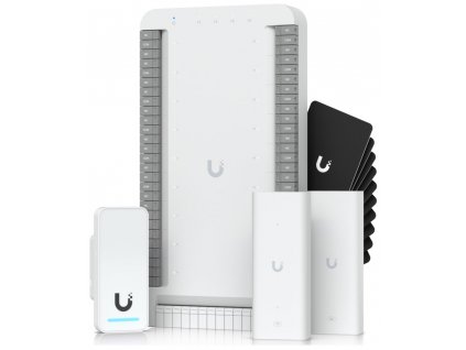 Ubiquiti Elevator Starter Kit - Výtahová sada, 1x rozbočovač, 1x čtečka G2, 2x PoE extender, 10x přístupová karta