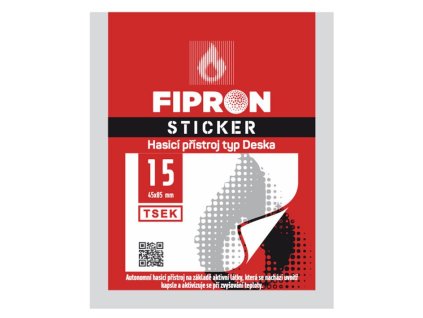 FIRESI STICKER 15 štítek s hasivem NOVEC (FK-5-1-12) 1ks