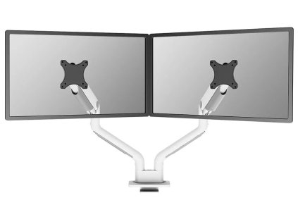 Neomounts DS70S-950WH2/Držák displeje/na stůl/17-35"/svorka+průch./VESA 100X100/nosn.2x18kg/plyn.píst/2 dis
