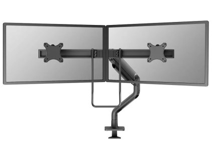 Neomounts DS75S-950BL2/Držák displeje/na stůl/17-27"/svorka+průch./VESA 100X100/nosn.2x8kg/plyn.píst/2 dis