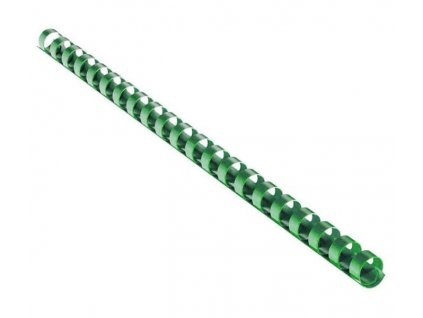 POŠKOZENÝ OBAL - EUROSUPPLIES plastové hřbety/ formát A4/ 28,5mm/ zelené/ 50 pack