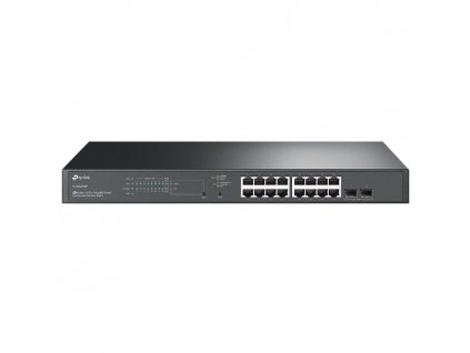 TP-Link TL-SG2218P - 18portový gigabitový inteligentní switch JetStream s 16 porty PoE+/ 2x Gigabit SFP Sloty