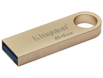 KINGSTON DataTraveler SE9 G3 64GB / USB-A / USB 3.2 Gen1 / Kovové tělo