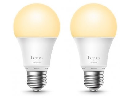 TP-Link Tapo L510E(2-pack) Chytrá žárovka E27, 8,7W, 230V, přes IP, stmívatelná, 2700K