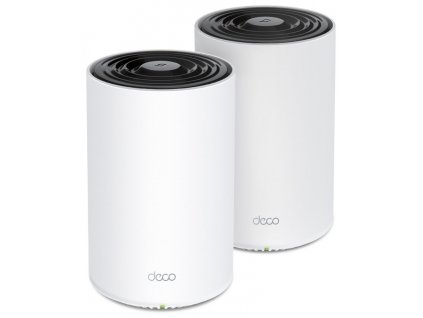 TP-Link Deco PX50(2-pack) Mesh systém AX3000 + G15000, WiFi 6E, 1x 2.5GLAN, 2x GLAN / 574Mbps 2,4GHz/ 2402Mbps 5GHz