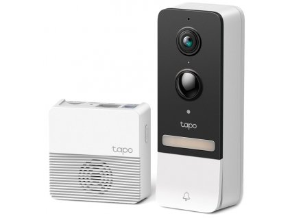 TP-Link Tapo D230S1, Chytrý Video zvonek, 5MP kamera, inteliggentní detekce, IP64, funguje s rozbočovačem H200-IoT
