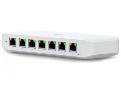 Ubiquiti UniFi Switch Ultra - 8x GbE, 1x PoE++ vstup, 7x PoE+ výstup (bez napájecího adaptéru)