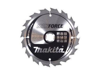 kotouč pilový dřevo MAKFORCE 160x2.4x20mm 16Z = old B-08143