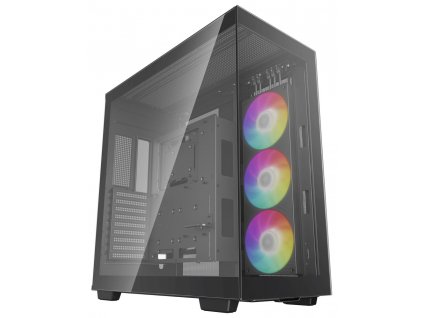 DEEPCOOL skříň CH780 / ATX / 420 mm fan ARGB / 4xUSB 3.0 / USB-C / prosklená / černá
